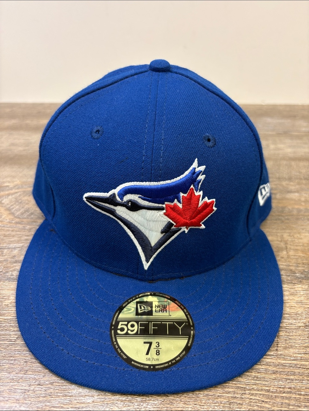 New Era Toronto Blue Jays 59FIFTY On-Field Fitted Hat Blue Size 7 3/8
